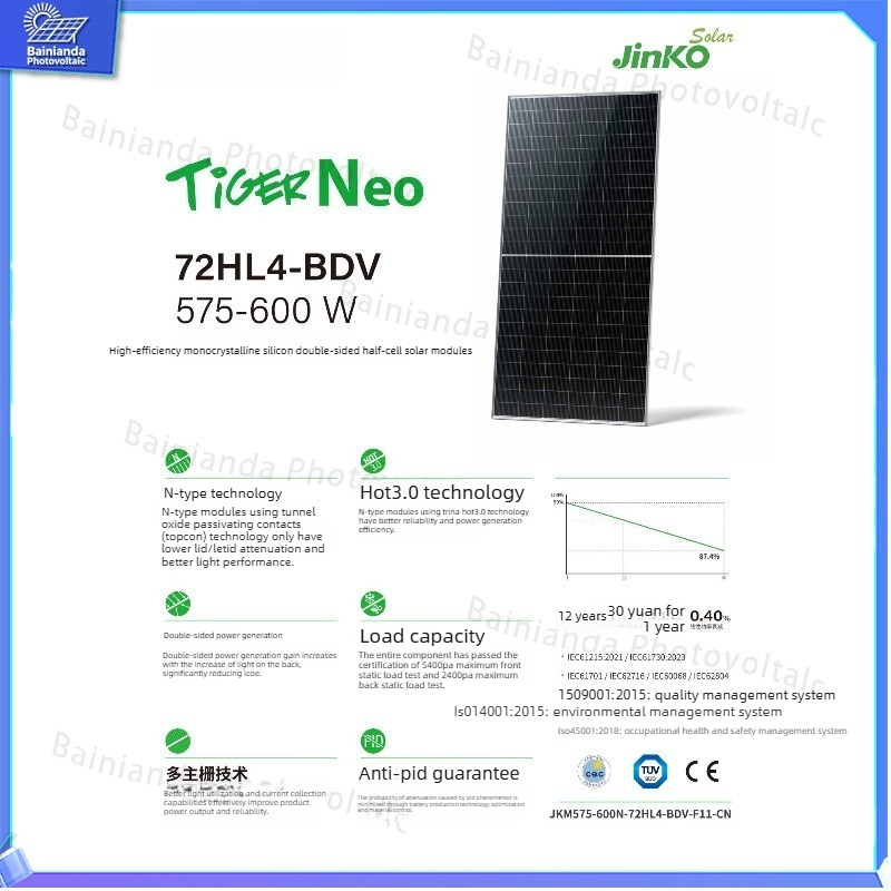 Jinko 590W High Power Solar Pa - Jinko Solar Panel N-Type review and price