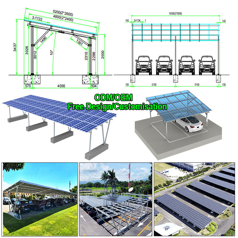 Single Pole Solar Carport PV M - Renewable Energy Is review and price