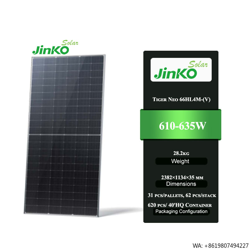 Jinko Tiger Neo 66HL4M-(V) 610 - Jinko Solar Panel N-Type review and price