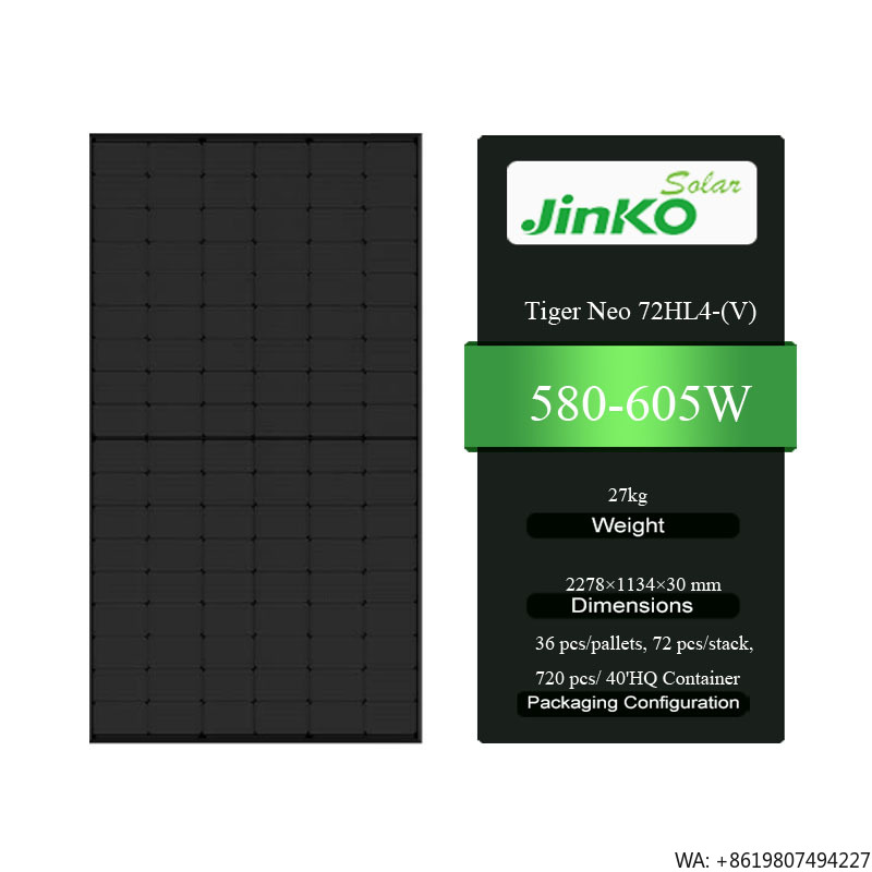 Jinko Tiger Neo 72HL4-(V) 580- - Jinko Solar Panel N-Type review and price